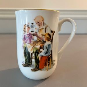 Norman Rockwell Museum Collector’s Porcelain Mug “The Toy Maker”